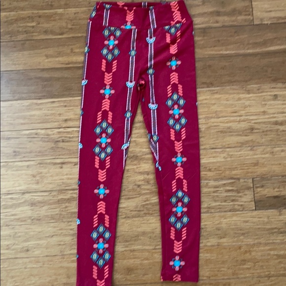 LulaRoe Aztec Print Leggings - Picture 3 of 4